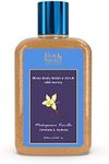 Blue Nectar Exfoliating Body Wash & Scrub for Rough & Bumpy Skin | Madagascar Vanilla Tan Removal Body Scrub for Women & Men (10 herbs, 250ml)