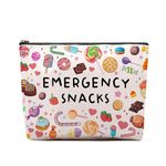 Snack Bags, Emergency Food Bag Packing Cubes for Women Trip Gifts Favors Travel Bag Essentials, Emergency Snacks Gifts for Her Makeup Cosmetic Bag Pouch Purse