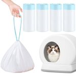 120Counts Litter Box Liners Compatible with Meowant MW-SC01, Self-Cleaning Cat Litter Box Bags,Automatic Cleaning Cat Litter Box Liners(18X12inch)