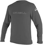 O'Neill Men's Basic Skins L/S Sun Shirt - GRAPHITE, L
