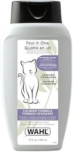 Wahl Four in One Cat Shampoo & Conditioner Concentrate - 455 ml - Model 58347, Cleans & Conditions