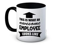 This is What an Awesome Employee Looks Like - Funny Ceramic Coffee Mug