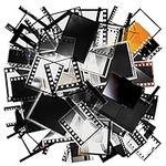 5 Packs Retro Camera Film Sticker Decorative Filmstrip Scrapbook Sticker Photo Frame Sticker for Cinema Decoration Film Festival Poster DIY Photo Album Scrapbooking Arts and Crafts (Memories)