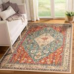 Soft Boho Area Rug - 160 * 120cm Non-Slip Washable Carpet,Floor Rugs for Living Room/Bedroom/Dining/Office, Gradient Colour Design