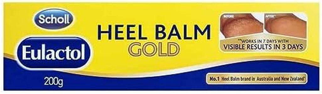 Scholl Eulactol Heel Balm Gold - Foot Care Cream - Cracked Heel Balm - Heel Repair Cream - 200g