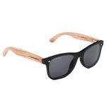 Mens Wood Frame Sunglasses