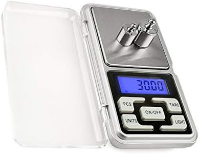 Mengshen Digital Pocket Jewelry Scale High Precision Milligram Scale Steelyard 1.1lb/500g (0.01g) Reloading for Jewelry and Gems Small Electronic Scale