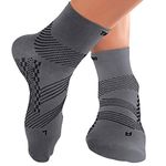 TechWare Pro Plantar Fasciitis Socks - Ankle Compression Socks for Women & Men. Achilles Tendonitis Brace & Foot Arch Support