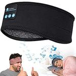 Riaxtor Sleep Headphones - Sleep Eye Mask with Wireless Bluetooth for Side Sleepers, Headband Sleeping Earphone for Sport, Yoga and Relaxation - Gift for Men/Women/Mom/Dad