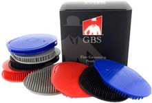 GBS 12pcs Multi Colored Palm Brush, Portable Hair Brushes Beard Shampoo Brushes Pocket Comb Scalp Brush for Men or Women - Head Scrubber Promotes for Hair Growth. Multi Use for Women Men Beard and Pet