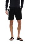 Animal Deep Dive Mens Recycled Boardshorts, Lightweight, Quick Dry & Mesh Lined Swim Trunks with Drawstring- Best for Summer, Surfing, Beach & Outdoors Black