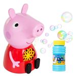 Peppa Pig Bubble Machine | Perfect Fun Indoor & Outdoor Toy | Bonus Solution Included | House On The Hill | Ages 3+