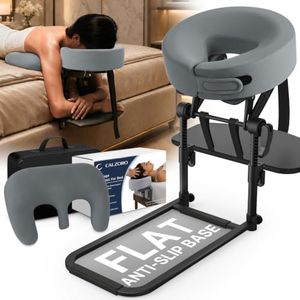 Massage Headrest for Bed with Arm Rest & Chest Cushion for Home Relax Spa