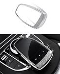 CONGCONG for Mercedes Benz Interior Media Control Cover Bling Crystal Accessories Compatible with Mercedes-Benz Accessories