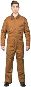 Walls Men's Zero-Zone Duck Insulated Coverall, Pecan, Small/Regular