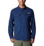 Columbia Men's Blood and Guts Iv Woven Long Sleeve Hiking Shirt, Carbon, Medium