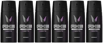 AXE Body Spray Deodorant Excite 150 ml (Pack of 6)