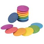 TickiT 73997 Wooden Rainbow Discs - Pack of 14