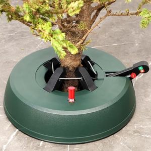 Blissun Christmas Tree Stand with Water Reservoir, Fast Clamp, Foot Pedal, Water Level Indicator, Fits up to 8FT Real Trees