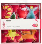 Swift Set of 7 Christmas Cookie Cutters, Silver