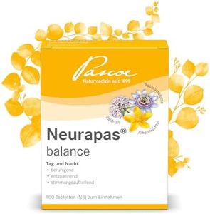 Neurapas balance: 100 Tabletten - pflanzliches Antidepressivum – Johanniskraut, Passionsblume & Baldrian – stimmungsaufhellend, entspannend & beruhigend – bei leichten depressiven Verstimmungen