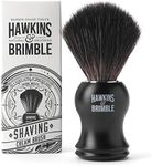 Hawkins & Brimble - Luxury Shaving Brush for Men - For a Richer Lather and Smoother Shave Brush for Mens with Synthetic Soft Bristles and Vegan Friendly - Mens Grooming Synthetic Shaving Brush