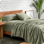 Bare Home Twin XL Sheet Set - 1800 Ultra-Soft Microfiber Twin Extra Long Bed Sheets - Double Brushed - Deep Pockets - Easy Fit - Extra Soft - 3 Piece Set - Bed Sheets & Pillowcases (Twin XL, Sage)