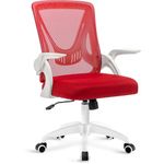 Blisswood Office Desk Chair, Ergonomic Mesh Chair With 90° Flip-up Armrest Swivel Computer Chair With Lumbar Support, Adjustable Height, Back Support 360° Rotation Gaming Chair For Home Office