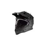 O'NEAL Motocross Helmet MX Enduro Motorcycle ABS Shell, Safety Standard ECE 22.05, Ventilation Openings for Optimal Ventilation and Cooling 2SRS Helmet Flat Adult Black Size XS