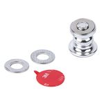 Bull's Eye Magnetic Cradle-Less Hinge Technology World's Smallest Ball Head Type car Mobile Holder Combo Pack (with Extra Accessory Package) (Silver)