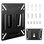 ‎CTDMJ Monitor Wall Mount Most 14-24“ TVs Computer Universal Low Profile RV TV Wall Bracket Mount VESA Up to 100x100mm Max Weight 33lbs Fits 16 19 20 23 Inch Camper Small Monitor Mount Bracket(Black)