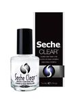 Seche Clear Crystal Clear Base | Premium Nail Primer & Base Coat Nail Varnish, Strengthening Nail Polish Base Coat for Long-Lasting Manicures | Non-Yellowing Clear Builder Gel for Nails | 14 ml