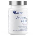 CanPrev Women's Multi 90 v-caps 30-Day Supply - Complete Multivitamin for the Needs of Women - Complete Daily Essential with Active Folate, B12 & B6 - Multivitamin and Mineral - Non-GMO & Gluten-Free