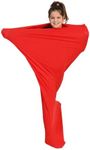 Sensory Owl Full Body Sock - ADHD, Autism Stress and Anxiety Relieve - Deep Pressure Stimulation - Sensory Exercise Therapy Toy - Strong Super Soft Lycra Wrap - Red, Size L