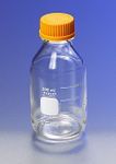 PYREX 250mL Round Media Storage Bottles, with GL45 Screw Cap, 10/cs