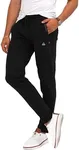 SCR Men's Big and Tall Sweatpants - Mens Lounge Pants with Pockets - Mens Black Sweatpants 70% Cotton 20% Polyester - Tapered Fit - Men Sweat Pants for Men X-Large Big Tall 36W x 36L