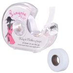 PRO ROOP Women’s Double Sided Fashion Tape with Dispenser for Clothes Dress and Bra Lingerie Tape Transparent Boob Body Tape (TAPE ROLL, TAPE ROLL, 1)