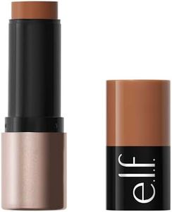 e.l.f. Soft Glam Cream Bronzer Stick, Buildable Cream Bronzer for A Long-Lasting Sculpted Glow & Satin Finish, Twist-Up Design, Vegan & Cruelty-Free, Medium-Tan