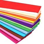 Premium Crepe Paper Party Streamers 21 Assorted Colors Large 20 Inch X 3.2 Ft. Per Sheet for DIY Crepe Paper Flowers Crafts Gift Wrapping Box Birthday Wedding Party Drop Decoration Supply(30)