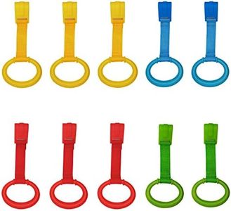 10 Piezas Anillas para Cunas y Parques, Anillos de Corralito de Bebé, Cuna y Cuna Ayudan al Bebé a Aprender a Ponerse de Pie (Tamaño Grande)