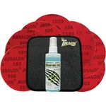 bowlingball.com Complete Bowling Ball Resurfacing and Cleaning Kit (Set of 7 Abralon Pads + Monster Tac + Track Shammy)