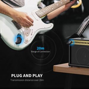 LEKATO 5.8GHz Wireless Guitar System – Audio Transmitter & Receiver