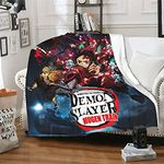 Fnigst Pillow Anime Blanket Ultra-soft Micro Fleece Blanket Soft and Warm Digitally Printed Blanket Flannel Blanket Christmas Birthday Present Present 60X50 Inch