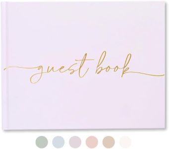 Lamare Blank Page Wedding Guest Book – Polaroid Guest Book for Wedding Reception, Baby Shower, Birthday, Bridal Shower and Special Event Guestbook – A Stylish Sign in Book for Party