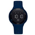 Armitron Sport Digital Men & Women's Watch (Black Dial Navy Blue & Grey Colored Strap)