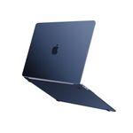 MOSISO Compatible with MacBook Air 13 inch Case M1 2021-2018 A2337 A2179 A1932, Ultra-Thin Slim Natural Original Color Hard Shell Cover Compatible for MacBook Air M1 Case 13.3 inch, Midnight Blue