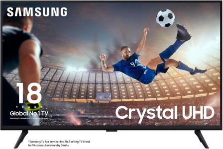 Samsung 55" Crystal UHD 4K Smart TV – HDR, Ultra HD Display