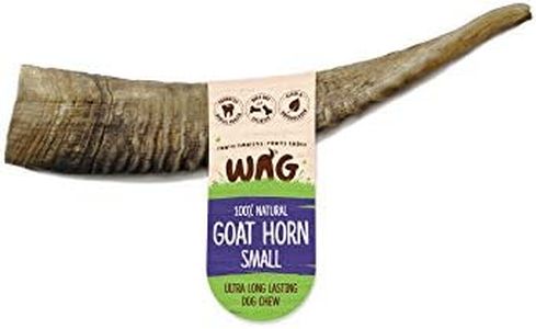 Small Goat Horn 1 Pack, Natural Australian Made Long Lasting Dog Treat Chew, Perfect for Small Breeds