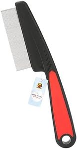 Foodie Puppies Pet Flea Comb for Dog, Cat, Birds and Rabbit (Flea Comb - Large) | Stainless Steel Fine Tooth Flea Lice Tear Stain Remover Comb | Hair Nit Comb For Head Nit Treatment Removes Head Nits