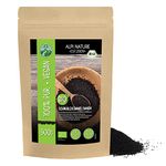 Organic black cumin whole (500g, 1.1lb), black cumin seeds from controlled organic cultivation, gluten-free, lactose-free, laboratory-tested, vegan, 100% natural without additives, black caraway seeds